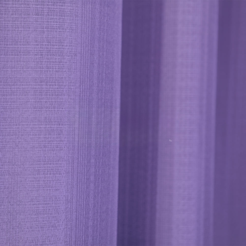 پرده آماده حریر بافت دار بنفش