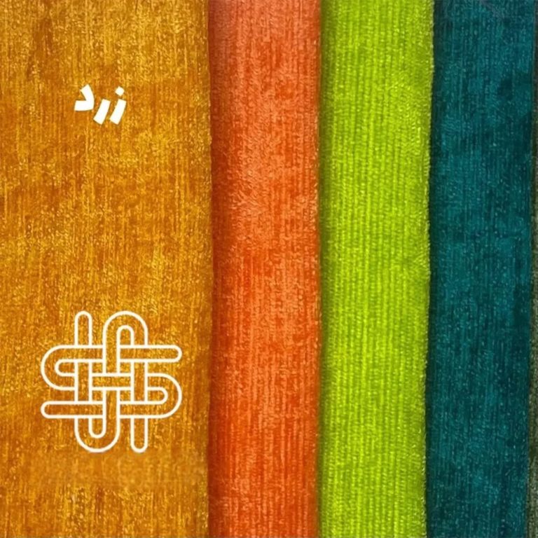 پرده آماده پانچ مخمل شانل زرشکی